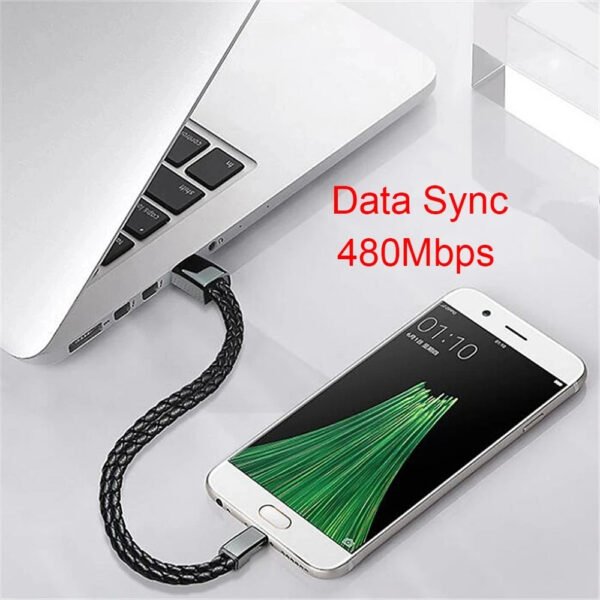 ⁦كابل شحن سريع USB من النوع C على شكل سوار⁩ - الصورة ⁦7⁩