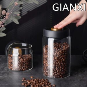 وعاء حفظ حبوب القهوة